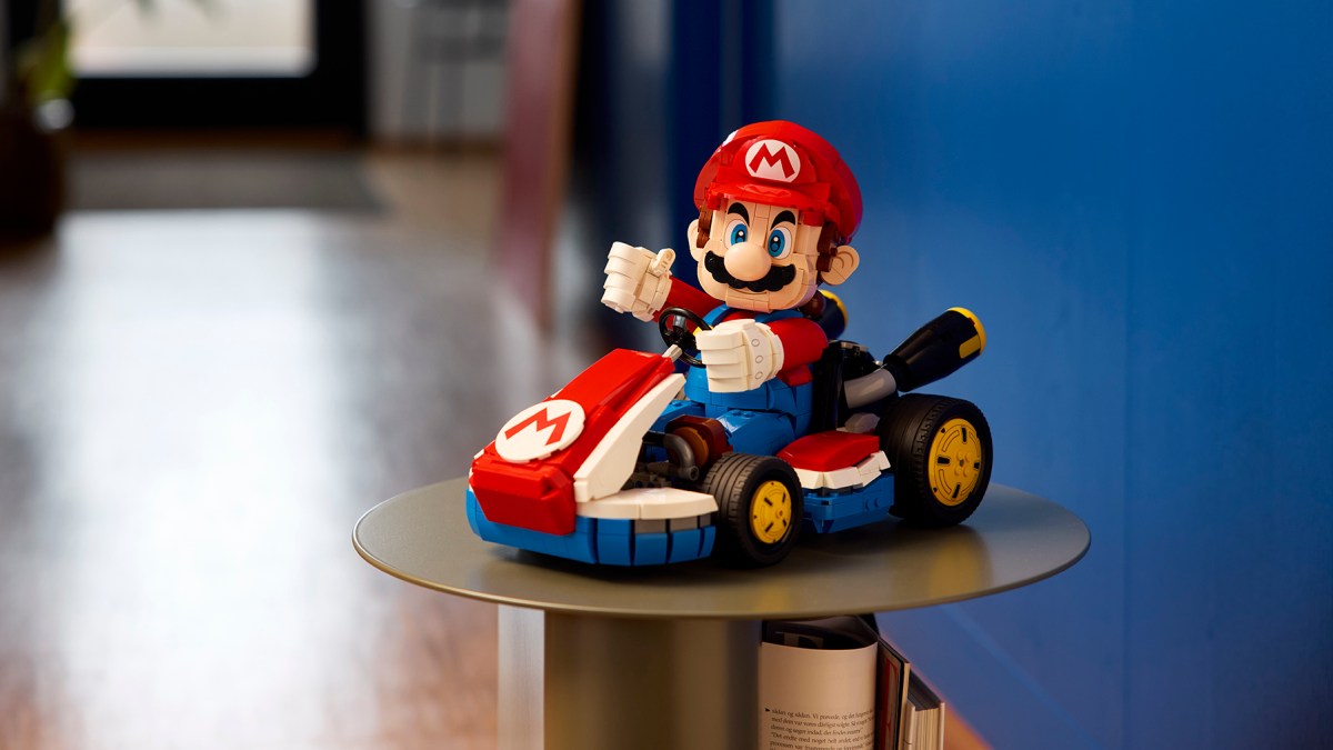 A toy figurine of a man on a table