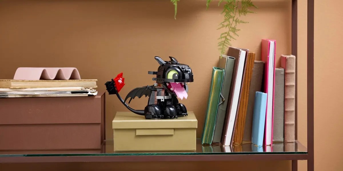 A toy on a box
